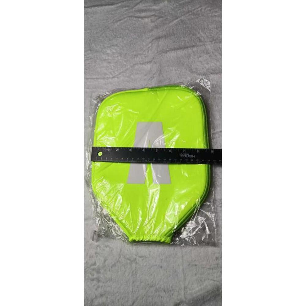 NWT! Pickle Ball Paddle Cover Neon Yellow Zip Up Sides Sports Athletic Bag... - Picture 7 of 7